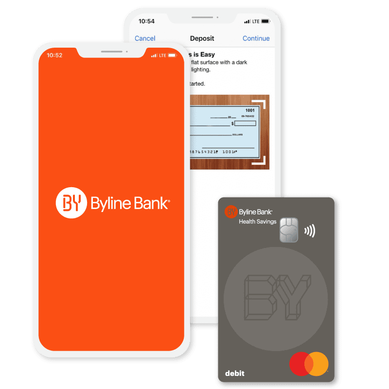 Personal banking app with an HSA debit card