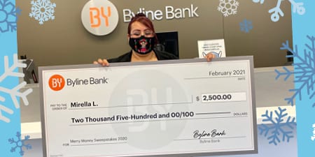 Merry Money contest winner Mirella L.