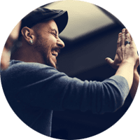 people supporting each other