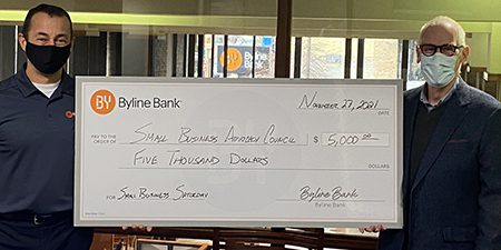 byline bank logo and small business advocacy council logo